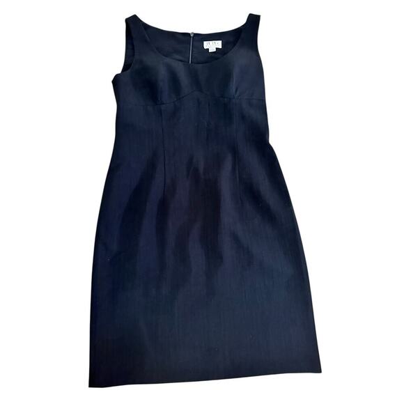 Vintage BCBGMAXAZRIA Women's Black Sleeveless Sheath Mini Dress Size 4 Y2K - Picture 2 of 14